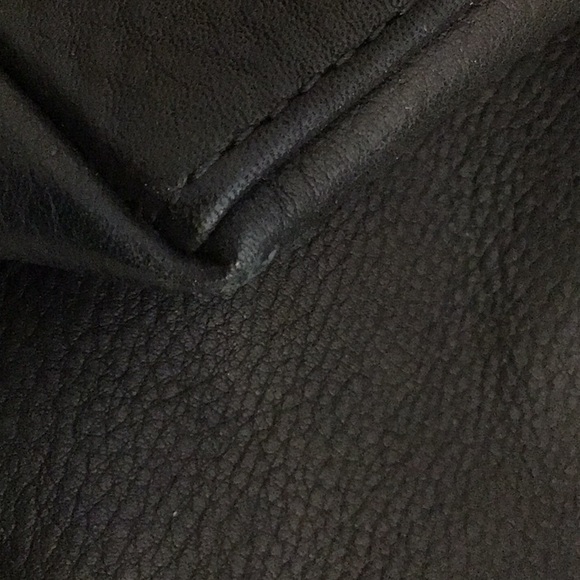 Fossil Black Two-tone Tote  EUC - Picture 6 of 7